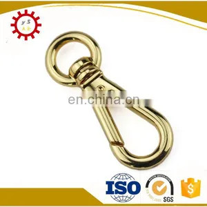 33mm Round Antique Brass Plated Swivel Clasp thumbnail-1