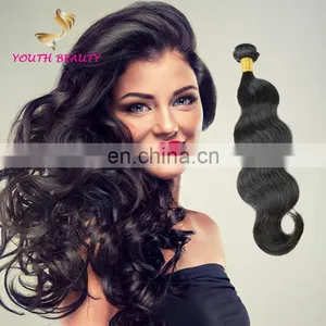 Youth Beauty Hair Best Saling Brazilian Virgin Human Hair Weaving in Body Wave 8A Grade Raw Unprocessed Hair thumbnail-1