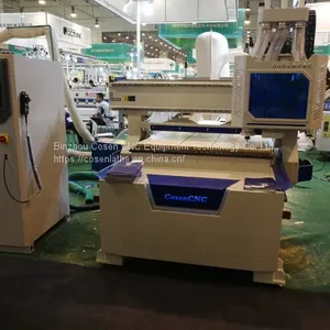 Double Heads Wood Door Drilling and Milling Cnc Router thumbnail-3