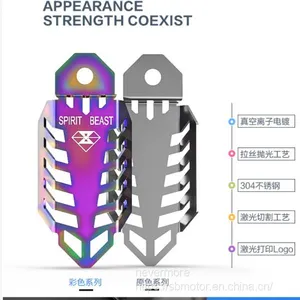 Spirit Beast Motorcycle Modified Front /back Shock Absorber Damping Cover L4 thumbnail-3