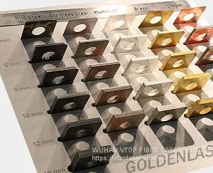 Golden laser Fiber Cutting Quality