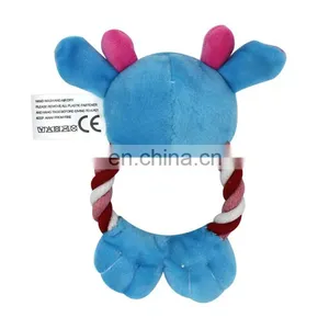 Hot Sale Fashion Colorful Pet Toy Wholesale Squeak Animals Shape Dog Plush Toys thumbnail-4