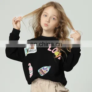 Wholesale Hot Sale Children Knitted Cartoon Girls' Sweaters thumbnail-1