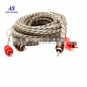 OFC RCA Cables Car Audio Rca Cables Length 17ft 4 Channel thumbnail-2