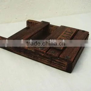 Custom Antique Solid Wooden Mail Rack,wood Mail Holder thumbnail-4