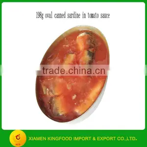 198g Oval Can Sardine in Tomato Sauce thumbnail-2