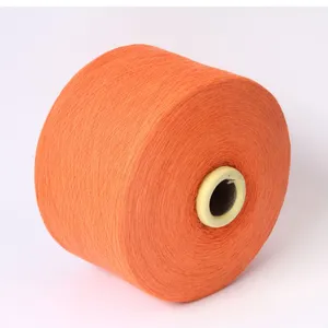 Gloves Yarn Cotton Oe Cotton Gloves Poly Cotton Yarn Thread Ne6s/1 Orange Color Yarn thumbnail-2