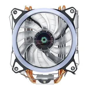 LIUYUEFENG X410 CPU Cooler 4 Heat Pipes With Colour Fan 3pin 120mm CPU Fan for Computer LGA775/115x/1366 AM2/AM3/AM4 thumbnail-2