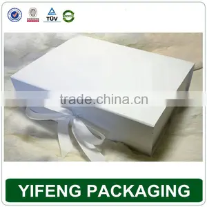 Logo Printed Custom Cheap Cardboard Box With Ribbon for Packaging thumbnail-5