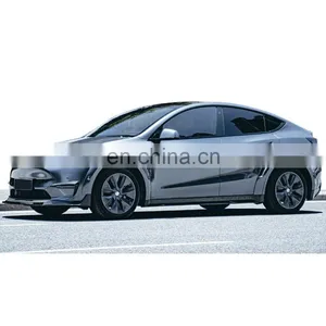 Car Accessories for Tesla Mdoel y Front Lip Side Skirt Wide Fender Flares Rear Diffuser Spoiler Wide Bodykits thumbnail-5
