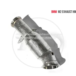 HMD Exhaust Manifold Downpipe for BMW M2 M3 M4 M5 Car Accessories With Catalytic Header Without Cat Whatsapp008613189999301 thumbnail-3