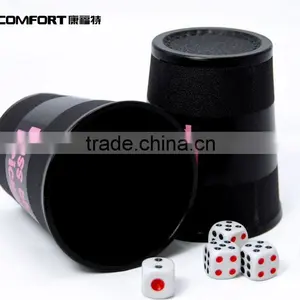 New Promotion Plastic pp Classical Leather Dice Cup thumbnail-2