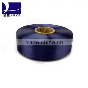 100% Polyester Dope Dyed Virgin POY Filament Yarn for Weaving thumbnail-2