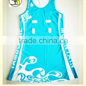 Design Your Own Style Cheap Digital Printed Netball Dress thumbnail-1