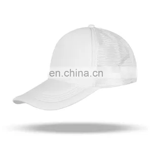 Wholesale High Quality 3D Puff Embroidery Patch Trucker Cap Custom Foam Mesh Trucker Hat Cap thumbnail-5