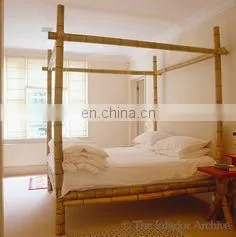 Modern Luxury Bamboo Bed Single Vietnamese Style Custom Size Professional Quality for Decoration From Manufacturer thumbnail-5