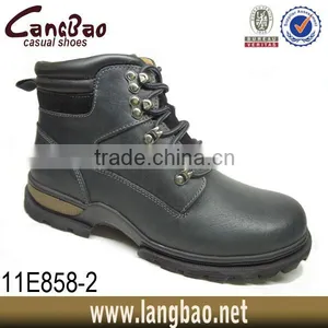 2014 Men Leather Steel Toe Safety Shoe thumbnail-1