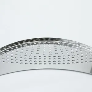 Stainless Steel Moon Pot Strainer Colander Pasta Drainer Pan Pot Strainer With Recessed Hand Grips thumbnail-3