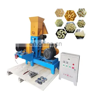 Automatic Puffed Wheat Flour Food Snack Making Machine/corn Sorghum Rice Puff Extruder Price thumbnail-3