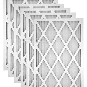 Cardboard Frame Deep Pleated Filter Disposable Pleat Filter thumbnail-1