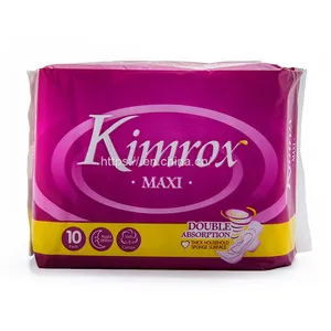 Sanitary Pads For Women, Maxi Super Absorbent Night Pads, With Wings, Unscented, 10 Count thumbnail-1