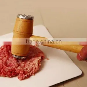 Eco-friendly Meat Tenderizer and Wooden Meat Hammer thumbnail-5