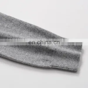 100% Cashmere Women's Casual Hoodie Comfortable Full Zip Cardigan Hood Knitted Solid Pattern Winter Season Front Logo Position thumbnail-6