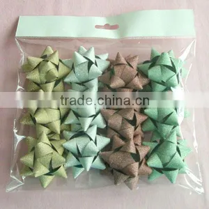 Black Per-make Plastic Ribbon Star Bows for Gift Packing Festival Decorative thumbnail-3