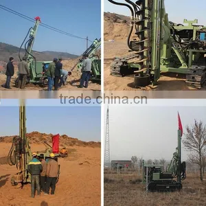 Hot Selling ! HF130Y Small Screw Drilling Rig for Solar Photovoltaic Pile thumbnail-4