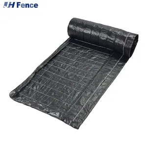 4FT High 100FT Long Black Wire Backed Silt Fence thumbnail-5
