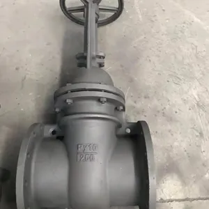 DN500 GOST Gate Valve WCB Pn25 Flange Type GOST 12815-80 Gate Valve With Electric Actuator thumbnail-4