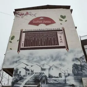 Hand-painted Wall Paintings for Heihe Hanging Baskets, High-altitude Cooling Tower and Chimney Murals for Power Plants, Exterior Wall Paint for Hand-painted Walls thumbnail-5