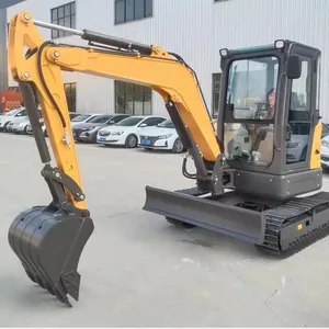 Crawler Digger 2.5Ton Main Model 2Ton 3.5Ton Mini Excavator Hydraulic Crawler Type for Farm & Agricultural Construction thumbnail-1
