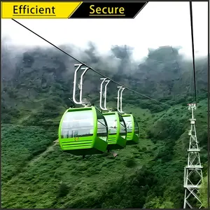 All-Weather Steel Outdoor Aerial Tramway for Commercial Use Year-Round Operation Heated Cabins Wind Resistance Reliable Harsh Dq Cableway thumbnail-5