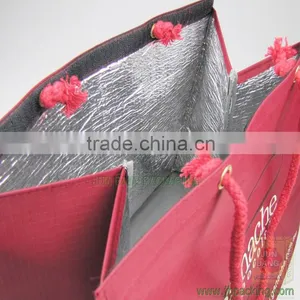 Box Type Cold and Hot Insulated Bag Nonwoven Surface Wholesale thumbnail-3