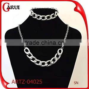Woman Jewellery 2016 Big Necklace Dubai Gold Jewelry Set thumbnail-3