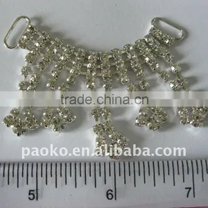 QLWZ-110929B 3 Hot Sale Crystal Rhinestone Buckle for Garments thumbnail-1