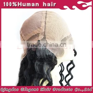 Premium Quality Loose Wave Silk Top Wig,18 Inch Glueless Brazilian Human Hair Full Lace Wig thumbnail-5