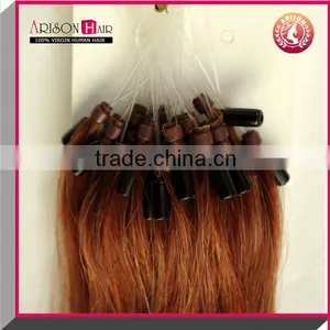 Cheap Micro Ring Hair Extension Keratin Human Hair Extension thumbnail-1