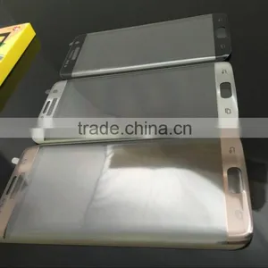 Factory Supply Full Size Color 0.33mm 3D Brushed Electroplating Tempered Glass Screen Protector Film for Samsng S7 Edge thumbnail-4