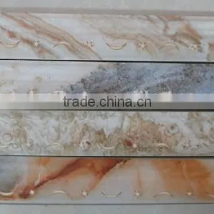 4x30cm Inkjet Arabic Ceramic Relief Border Tiles With Moon and Star thumbnail-1
