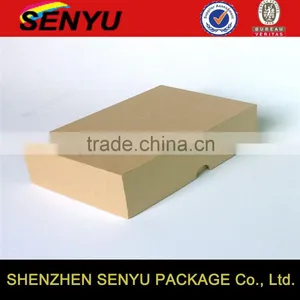 Simple Style, Fancy Design, Custom Full Color Printing,unique Brown Kraft Paper Box Packaging thumbnail-1