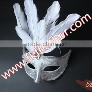 Wholesale Party Mask Masquerade Mask Goose Feather Mask For Carnival thumbnail-3