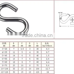 "s" Hook China Supplier Rigging Hardware Carabiner Manufacture thumbnail-3