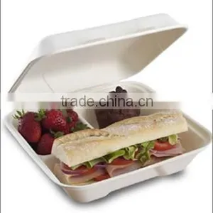 Dispostable Sugarcane Pulp Food Box thumbnail-1