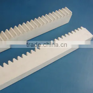 China OEM&ODM Cnc Plastic Nylon6 Gear Rack and Pinion MC Nylon Gear Rack for Sliding Gate Sets thumbnail-4