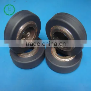 Custom Color PU Plastic Trolley Wheel pu Roller Pulley thumbnail-2