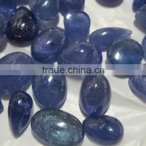 AA Grade Natural Tanzanite Loose Gemstone Cabochons thumbnail-1