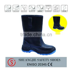 PU Outsole Safety Work Boots High Cut Steel Toe Cap Safety Shoes 9014 thumbnail-1