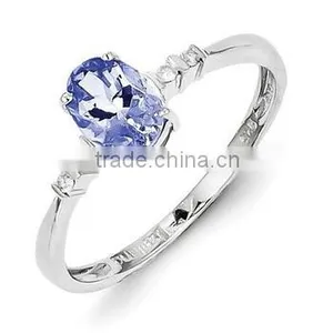 (IGC) High Quality 925 Silver Rhodium Plated Created Stone Jewelry thumbnail-1